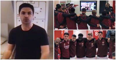 Arsenal: Mikel Arteta's epic team talk before Man City captured in All or Nothing