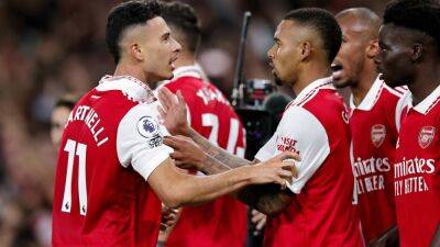 Arsenal stay top of Premier League after fifth win on the trot