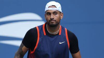 Nick Kyrgios complains about marijuana fumes during his US Open second round match against Benjamin Bonzi