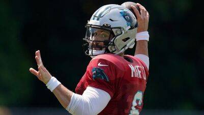 Carolina Panthers' Baker Mayfield clears air, denies making remark about Cleveland Browns