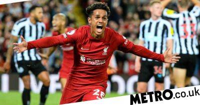 Fabio Carvalho - Roberto Firmino - Alexander Isak - ‘It’s within our DNA’ – Liverpool’s Fabio Carvalho reacts to scoring last minute winner against Newcastle - metro.co.uk