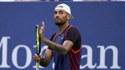 Nick Kyrgios overcomes Benjamin Bonzi in chaotic contest to reach third round of the US Open