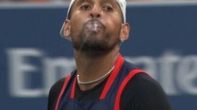 Nick Kyrgios - Benjamin Bonzi - 'Disgraceful' - Nick Kyrgios SPITS at his own box, yells 'you’re not a f***ing spectator' during US Open win - eurosport.com - France - Usa - New York