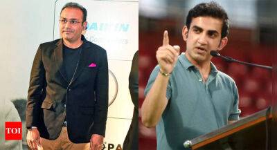 Sehwag, Gambhir to lead Gujarat Giants and India Capitals in Legends League Cricket - timesofindia.indiatimes.com - India - county Garden -  New Delhi