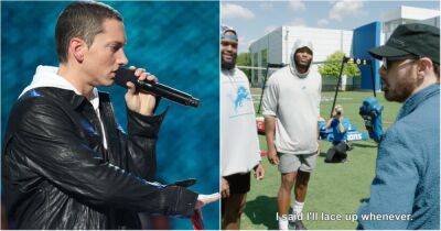 Eminem makes an interesting proposition to Detroit Lions players on Hard Knocks - givemesport.com -  Lions -  Detroit