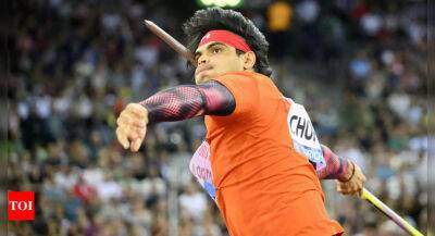 Neeraj Chopra to skip National Games - timesofindia.indiatimes.com - India -  Eugene