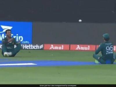 Watch: Pakistan Players' Funny Celebration After Almost Messing Up A Catch In Asia Cup Match vs Sri Lanka
