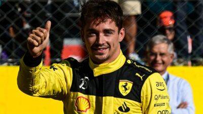 Ferrari's Charles Leclerc Claims Pole For Italian Grand Prix