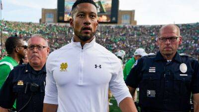 Brian Kelly - Marcus Freeman - 'Starts with me': Marcus Freeman now 0-3 as Notre Dame coach after stunning home loss to Marshall - espn.com - Ireland - state Kansas -  Indianapolis - state Ohio - state Oklahoma - county Marshall