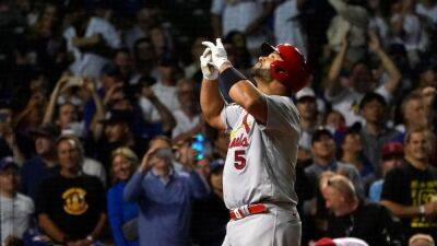 St. Louis Cardinals' Albert Pujols hits 696th home run, ties Alex Rodriguez for 4th on all-time list