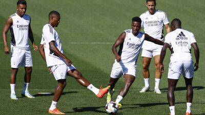 Real Madrid train under pressure after Karim Benzema injury - in pictures