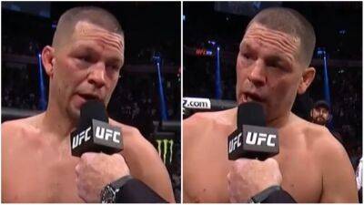Nate Diaz mocks Conor McGregor's boxing career in post-fight interview after UFC 279 win