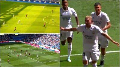 Carlo Ancelotti - Federico Valverde - Real Madrid's Federico Valverde scores stunning solo goal vs Mallorca - givemesport.com -  Santiago - Uruguay