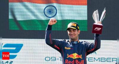 Jehan Daruvala brings F2 campaign back on track with maiden feature race win - timesofindia.indiatimes.com - Abu Dhabi - India