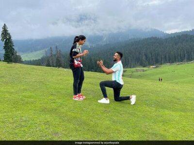 Jhulan Goswami - "She Said Yes": Veda Krishnamurthy Gets Engaged To Karnataka Cricketer Arjun Hoysala. See Pics - sports.ndtv.com - India -  Bangalore