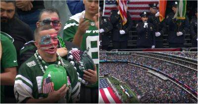 New York Jets: Fans take over national anthem ahead of first NFL game