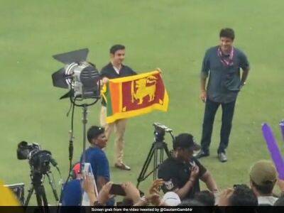 Watch: Gautam Gambhir Poses With Sri Lanka's Flag After Dasun Shanaka's Side Wins Asia Cup