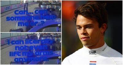 Nyck de Vries couldn't get out his Williams F1 car after debut at Italian GP
