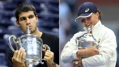 Carlos Alcaraz, Iga Swiatek: US Open champions pay tribute to each other online