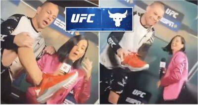 Dana White - Dwayne Johnson - Nate Diaz - Nate Diaz's brutal reaction to UFC's new partnership with The Rock's shoe company - givemesport.com