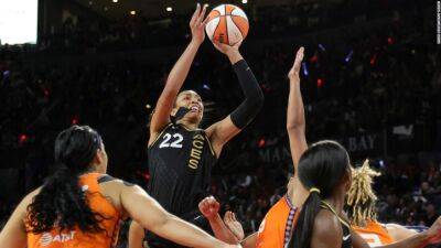 Las Vegas Aces hang on to take WNBA Finals Game 1 over Connecticut Sun