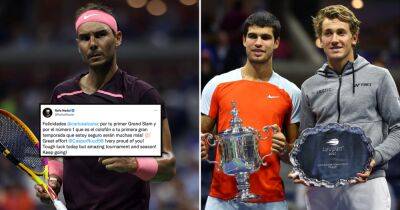 Carlos Alcaraz wins US Open: Rafael Nadal sends classy message