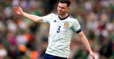 Scotland captain Andy Robertson to miss Ireland Nations League clash