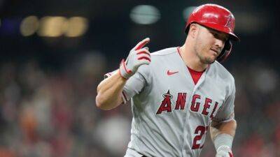 Trout homers in 7th straight game, one off tying MLB record