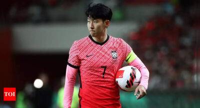 South Korea's Bento not worried about captain Son's goal drought
