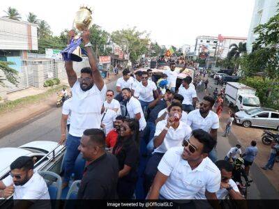 Massive Victory Parade As Sri Lanka Come Back Home After Asia Cup Triumph. See Pics