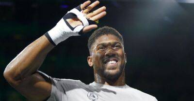 Anthony Joshua management team say terms accepted for fight with Tyson Fury