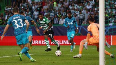 Tottenham crumble as Sporting launch late rally in Champions League