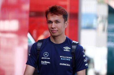 Alex Albon - Formula E - Nyck De-Vries - Williams F1 driver Albon out of hospital after respiratory failure - news24.com - Britain - Belgium - Italy - Australia - Monaco - county Miami - Thailand - Singapore