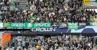 BT apologise after Celtic fans unveil 'F*** the crown' banner during Champions League clash against Shakhtar Donetsk