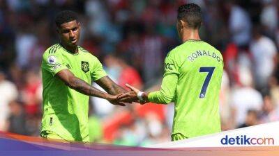 Cristiano Ronaldo - Anthony Martial - Marcus Rashford - Luke Shaw - Donny Van-De-Beek - Liga Europa - Europa Di-Liga - Ratu Elizabeth II (Ii) - Sheriff Vs Man United: Rashford Absen, Ronaldo Masuk Skuad - sport.detik.com - Manchester -  Sancho - Moldova -  Tiraspol