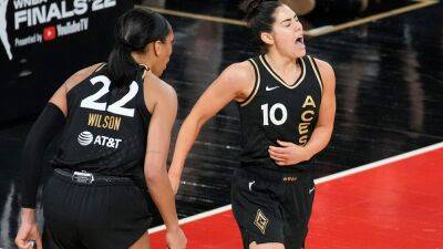 Becky Hammon - John Locher - A'ja Wilson's message to Kelsey Plum helped Aces to WNBA Finals Game 2 win - foxnews.com -  Las Vegas - state South Carolina - state Connecticut - county Gray