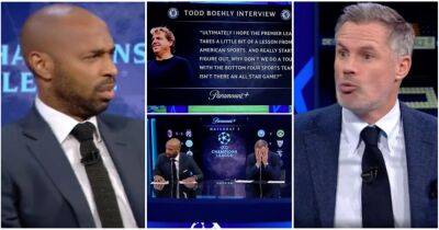 Todd Boehly: Thierry Henry & Jamie Carragher's priceless reactions to Premier League ideas