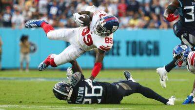 Brian Daboll - Kadarius Toney says he's happy with New York Giants' win, not disappointed by lack of playing time - espn.com - New York -  New York - state Tennessee - state New Jersey - county Rutherford