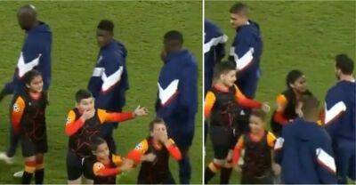 Lionel Messi: Footage of Champions League mascots' heartwarming reaction to PSG star