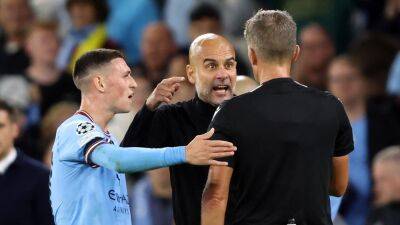 Champions League 2022: ‘I deserved it’ - Pep Guardiola apologises for yellow card after shouting at referee