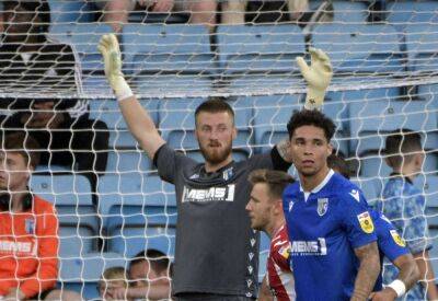 Gillingham goalkeeper Jake Turner will have to wait again for his chance in the league after Crawley Town match was postponed