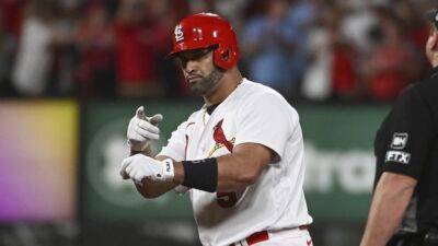 Albert Pujols records 2,200th RBI, Cardinals' duo makes history in win over Brewers