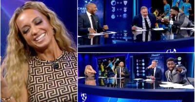 Champions League: Micah Richards, Thierry Henry and Jamie Carragher turn tables on Kate Abdo