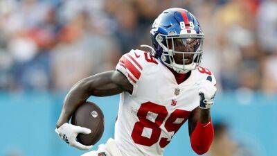 Giants' Kadarius Toney not bothered by lack of playing time in Week 1 win: 'I did my job'