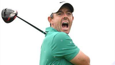 Rory McIlroy battles back from poor start to take share of clubhouse lead in Italian Open at Marco Simone