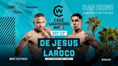 What is the UK Start Time of Cage Warriors San Diego 2022?