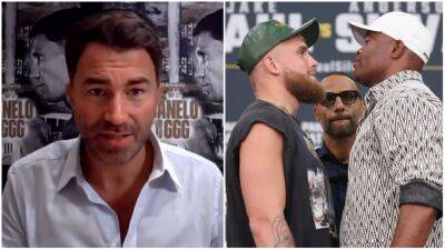 Jake Paul - Eddie Hearn - Tommy Fury - Anderson Silva - Jake Paul vs Anderson Silva: Eddie Hearn gives his prediction - givemesport.com