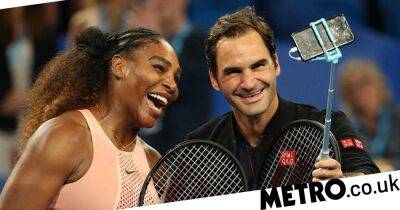 Roger Federer welcomed to retirement club by Serena Williams