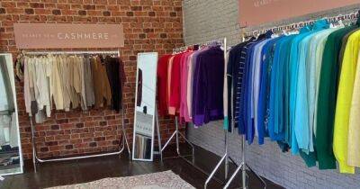 Sustainable pop up store selling recycled cashmere is heading to the Trafford Centre