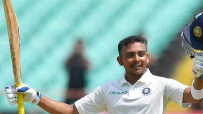 Prithvi Shaw - Duleep Trophy: Prithvi Shaw's Ton Puts West Zone On Top vs Central, Ricky Bhui Slams Ton For South vs North - sports.ndtv.com